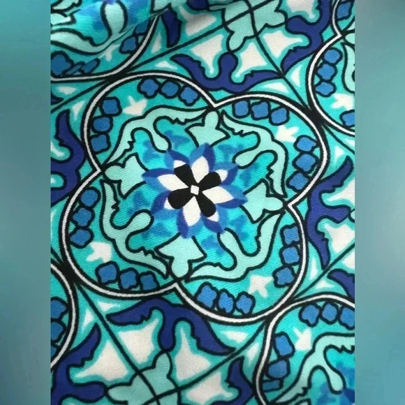 Love Your Assets by Sara Blakely, Spanx | 1 piece Fiesta Tile Swimsuit. Size: M - Picture 4 of 16